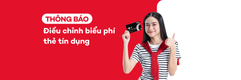 Notice of credit card fee adjustment